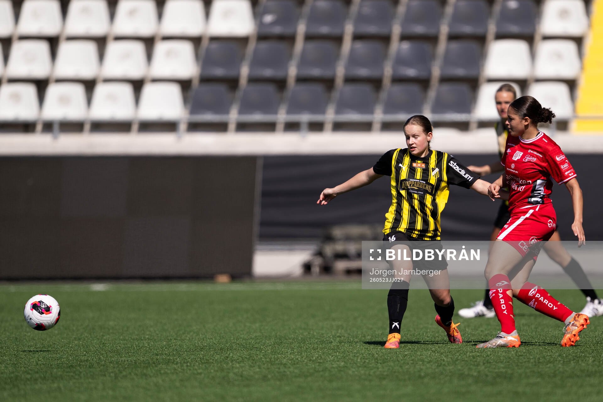 Häckens Wilma Lundström och Elfsborgs Jennifer Brinck