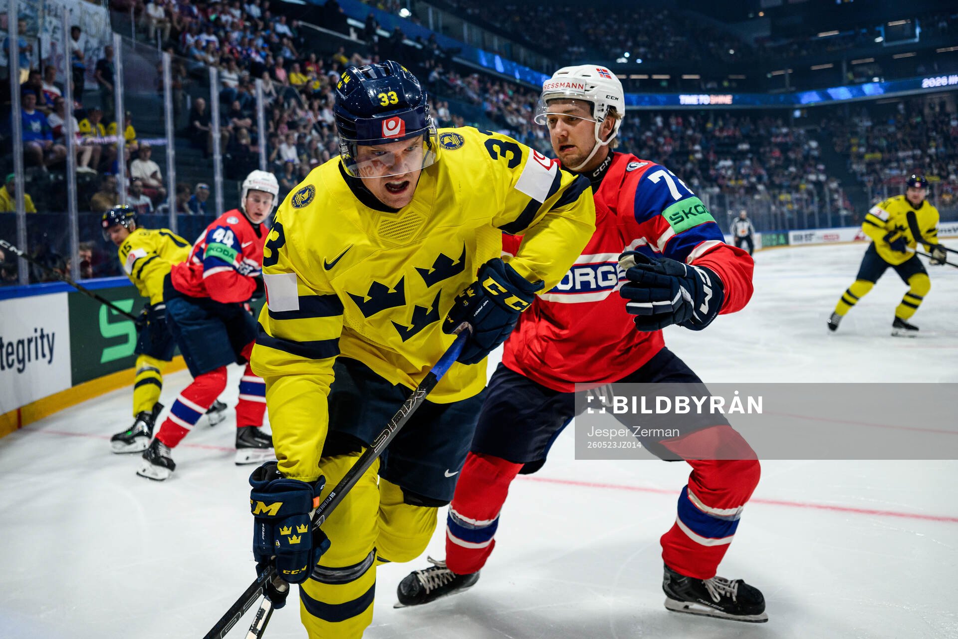 Jakob Silfverberg of Sweden and Stian Solberg of Norway