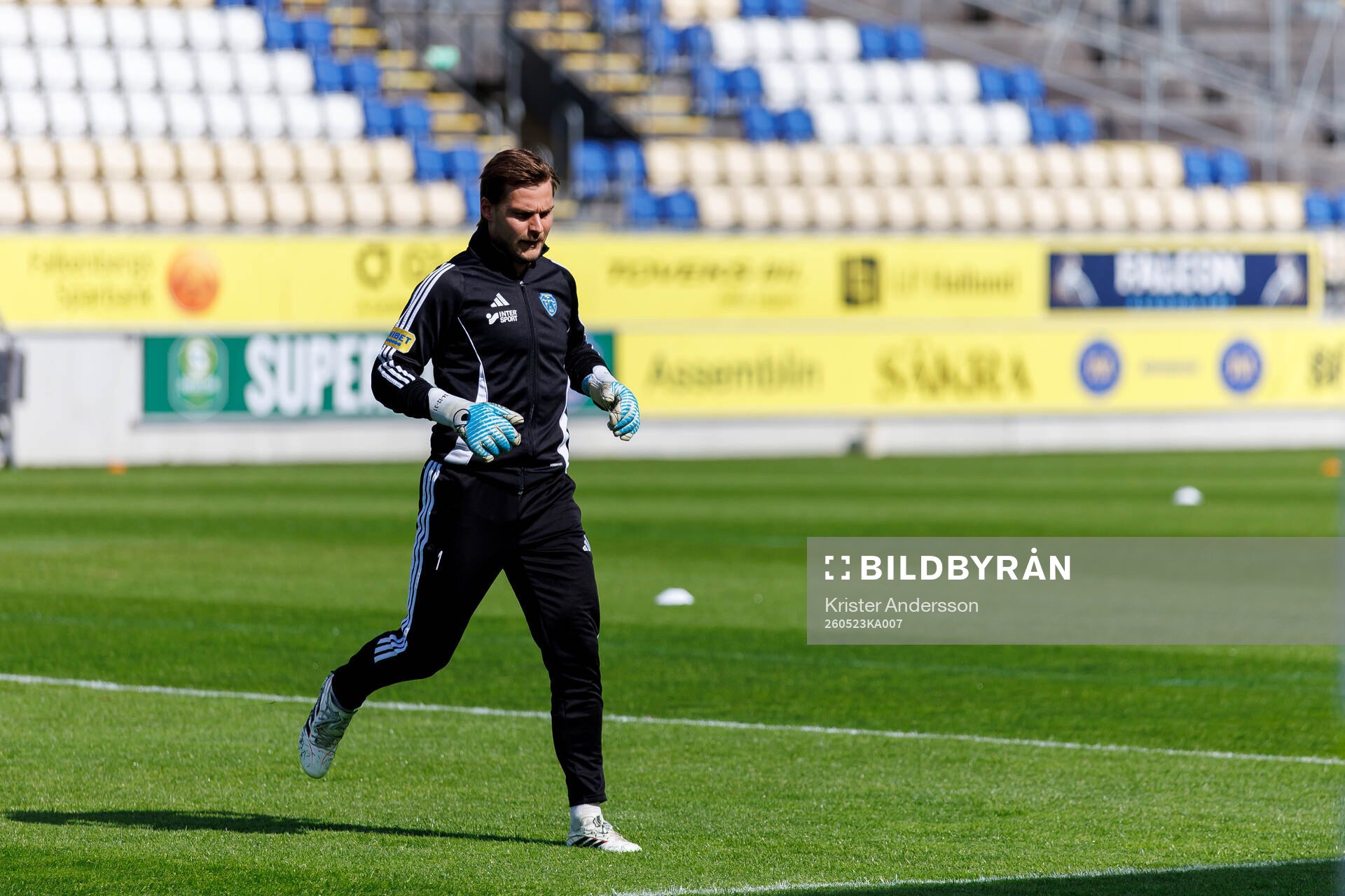 Falkenbergs målvakt Anton Andersson