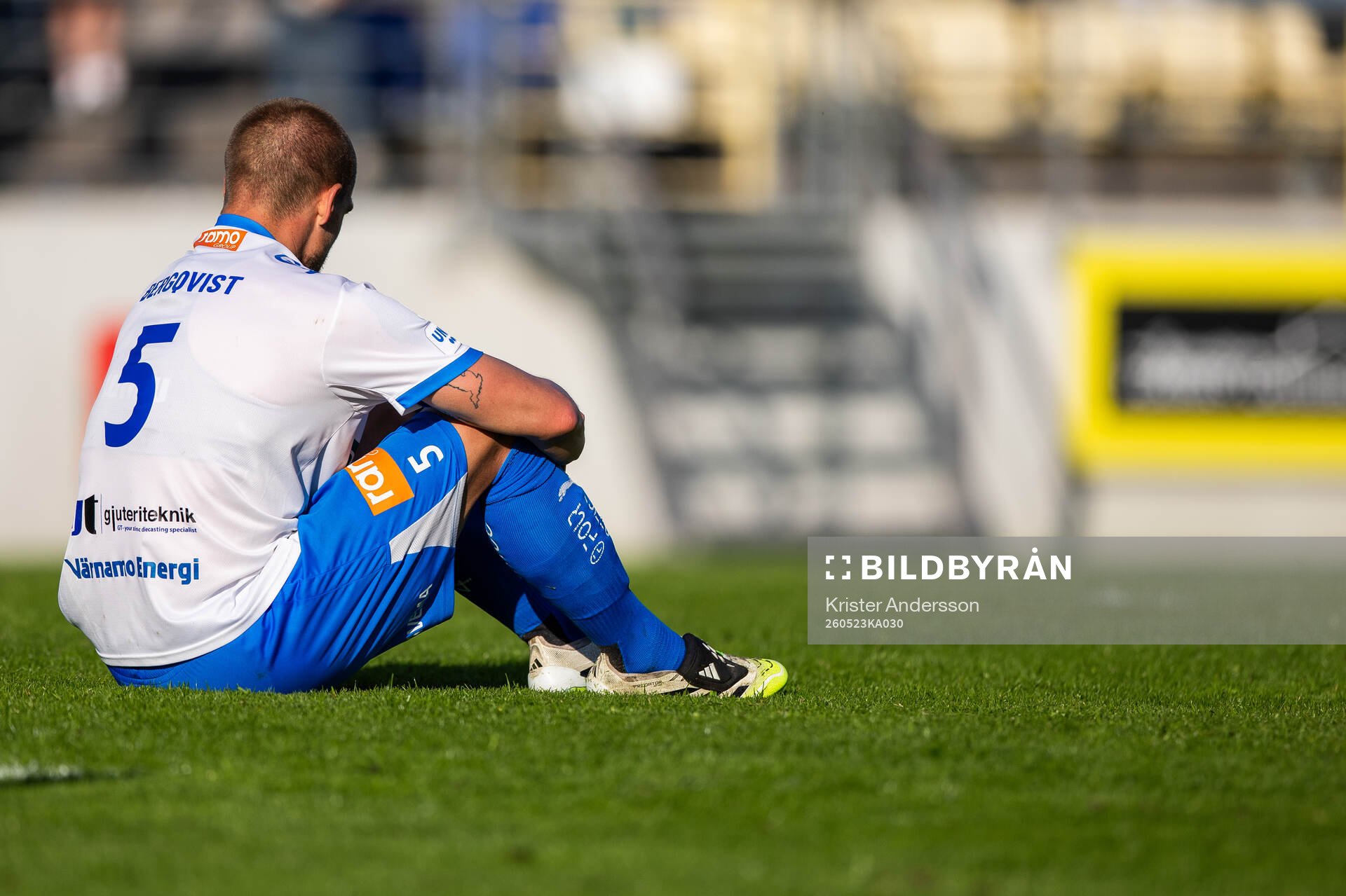 IFK Värnamos Douglas Bergqvist deppar