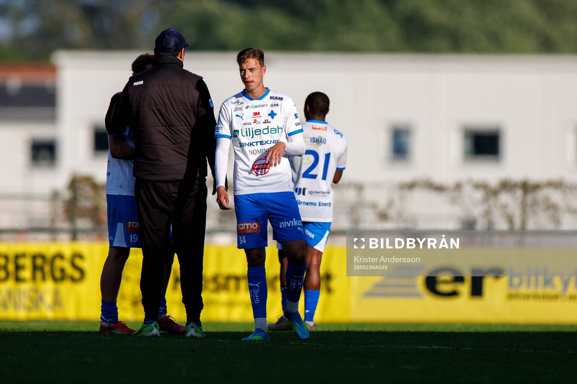 IFK Värnamos Benjamin Zulovic deppar