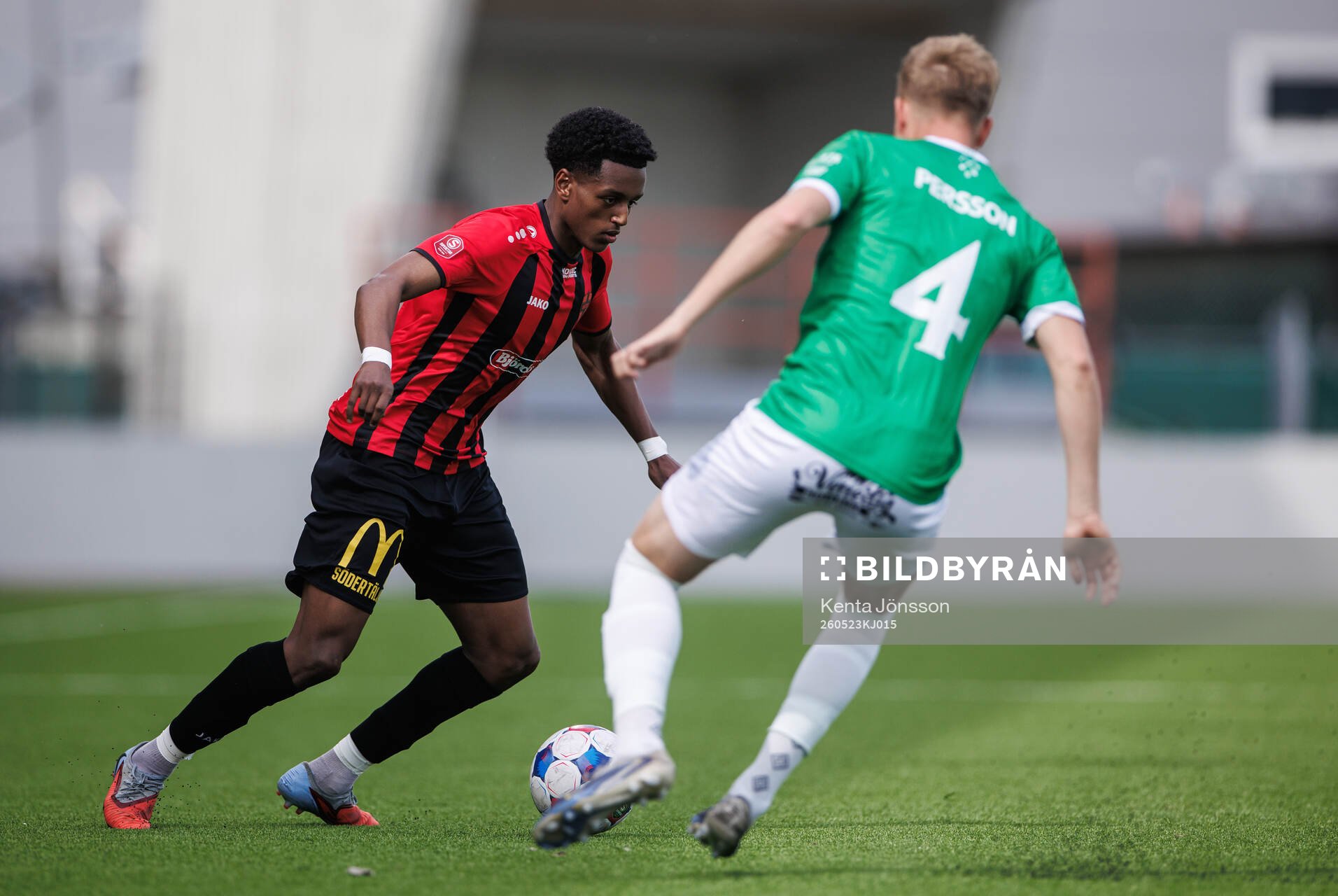 Nordic Uniteds Nhome Daneyl och Brages Malte Persson