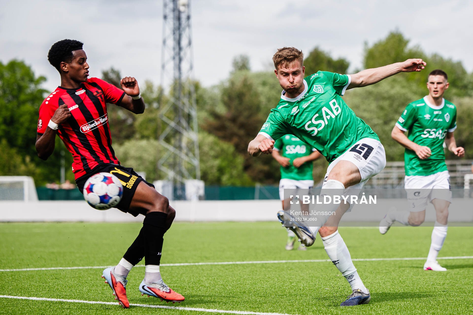Nordic Uniteds Nhome Daneyl och Brages Malte Persson