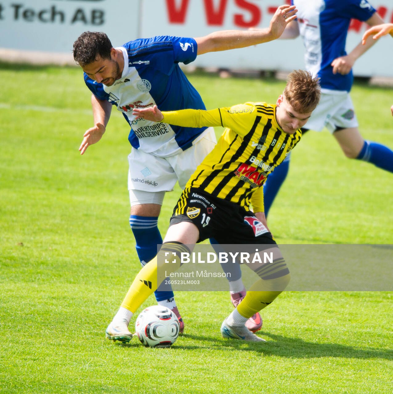 IFK Hässleholms Amir Ramanovski i matchen i division 3