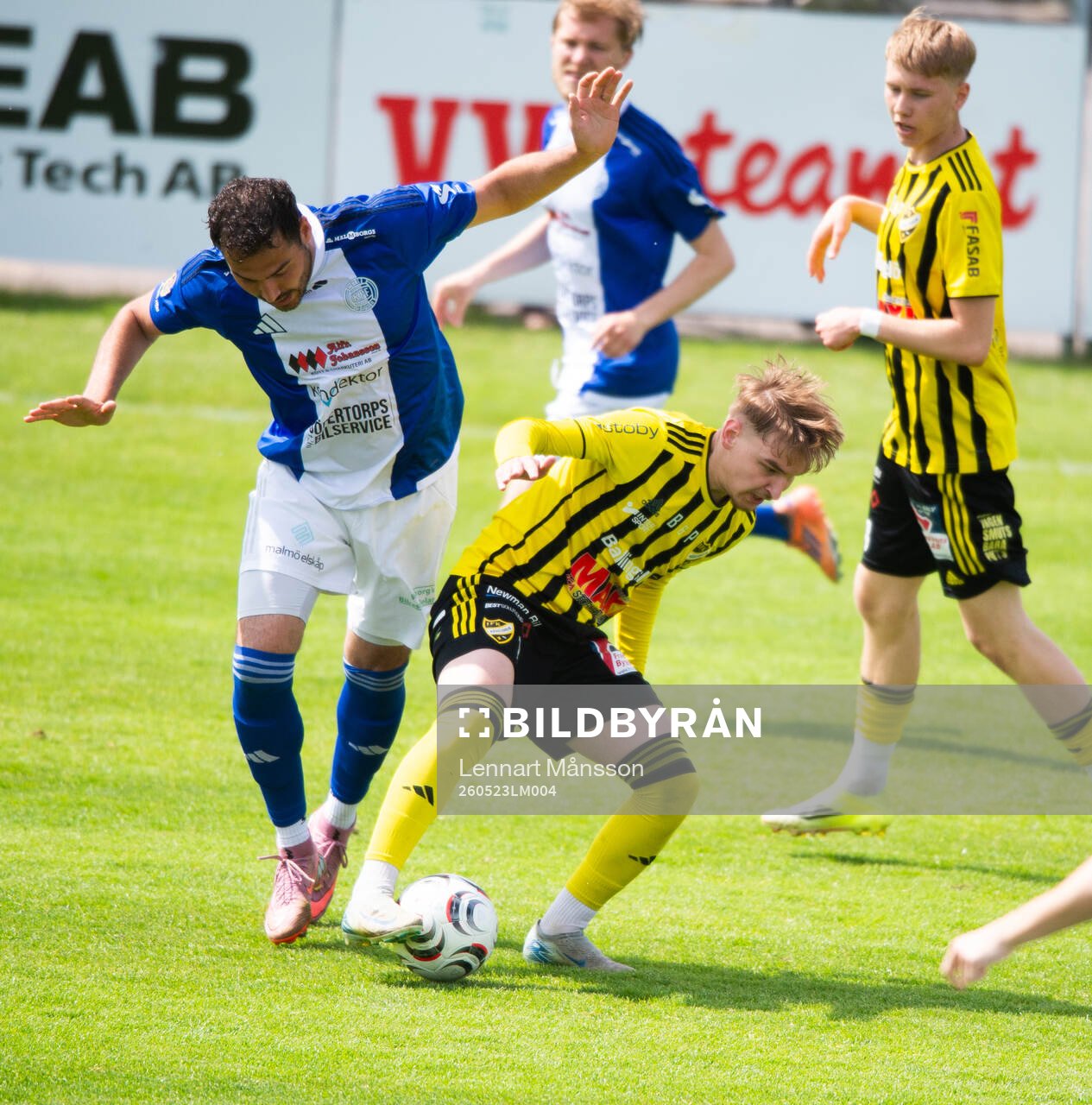 IFK Hässleholms Amir Ramanovski  i matchen i division 3