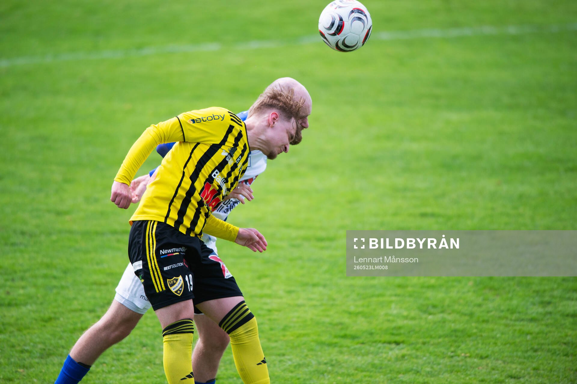 IFK Hässleholms Amir Ramanovski i matchen i division 3