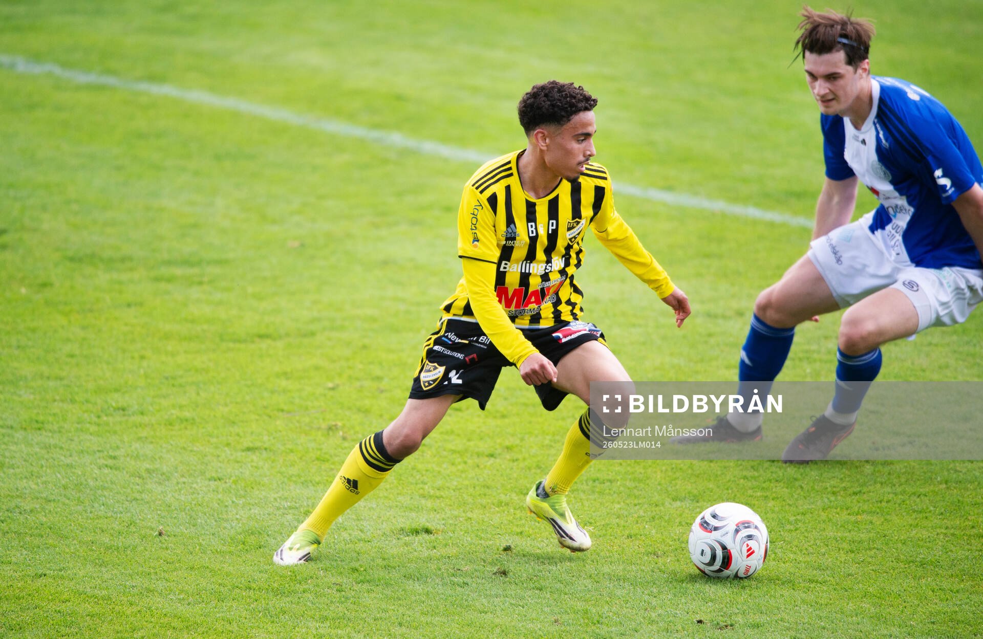 IFK Hässleholms Zeidan Sala i matchen i division 3 mellan