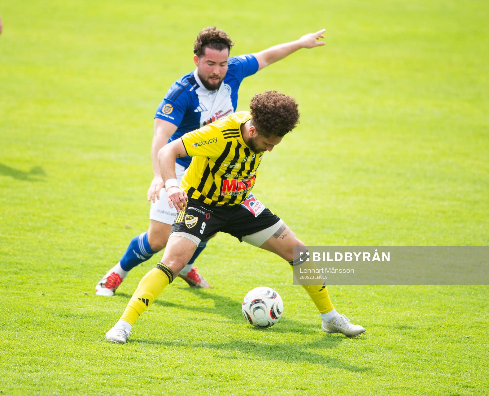 IFK Hässleholms Waseem Jafleh i matchen i division 3