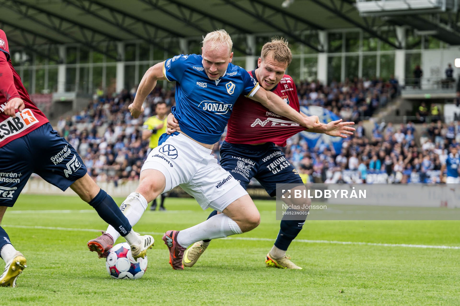 Halmstads André Boman och Örgrytes Hampus Dahlqvist