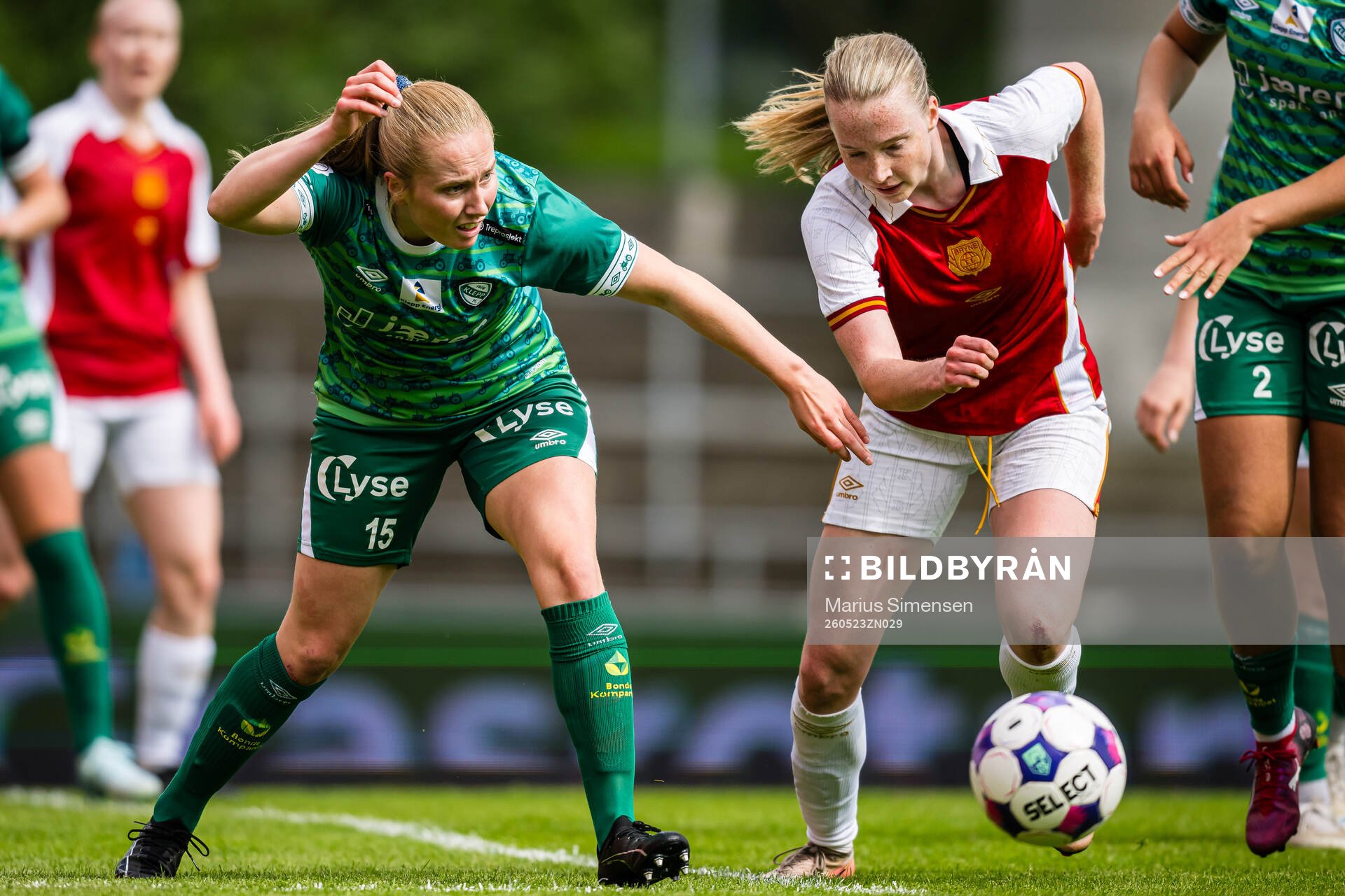 Vanessa Viste Madland of Klepp and Kaja Reber Askedal of