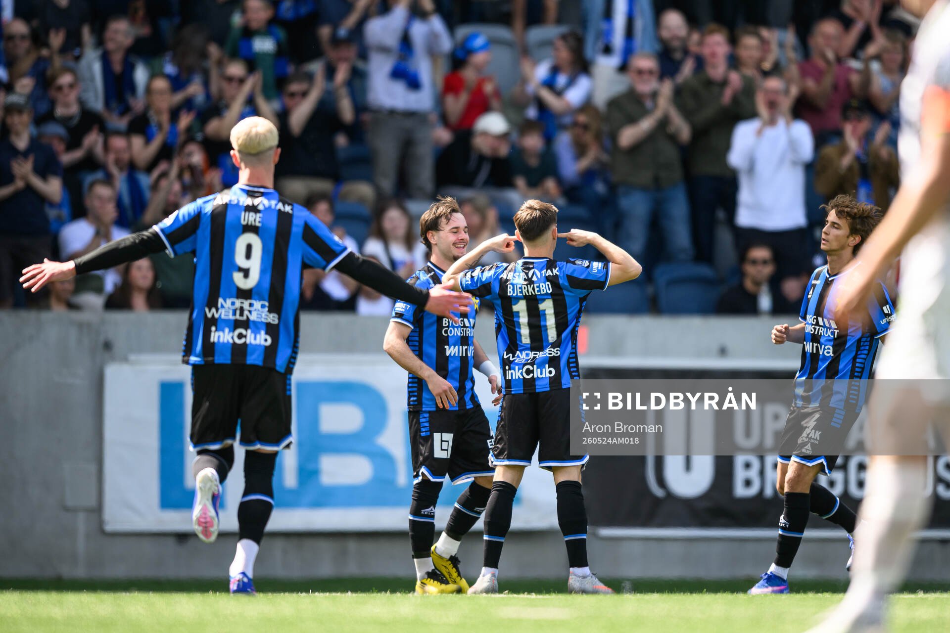 Sirius Isak Bjerkebo jublar