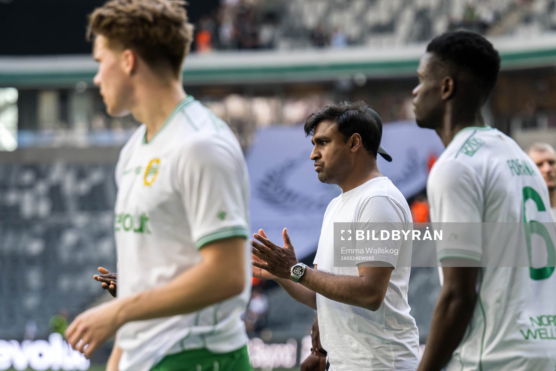 Hammarbys tränare Kalle Karlsson deppar