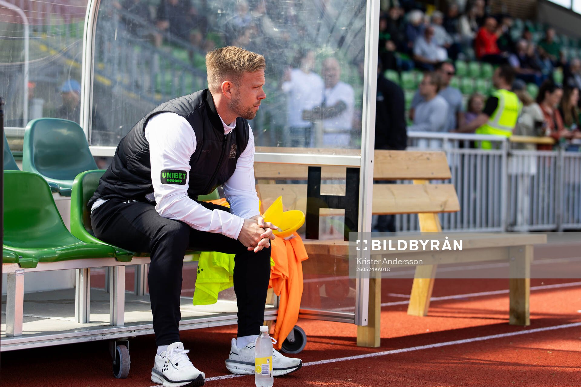 Varbergs tränare Victor Salwén