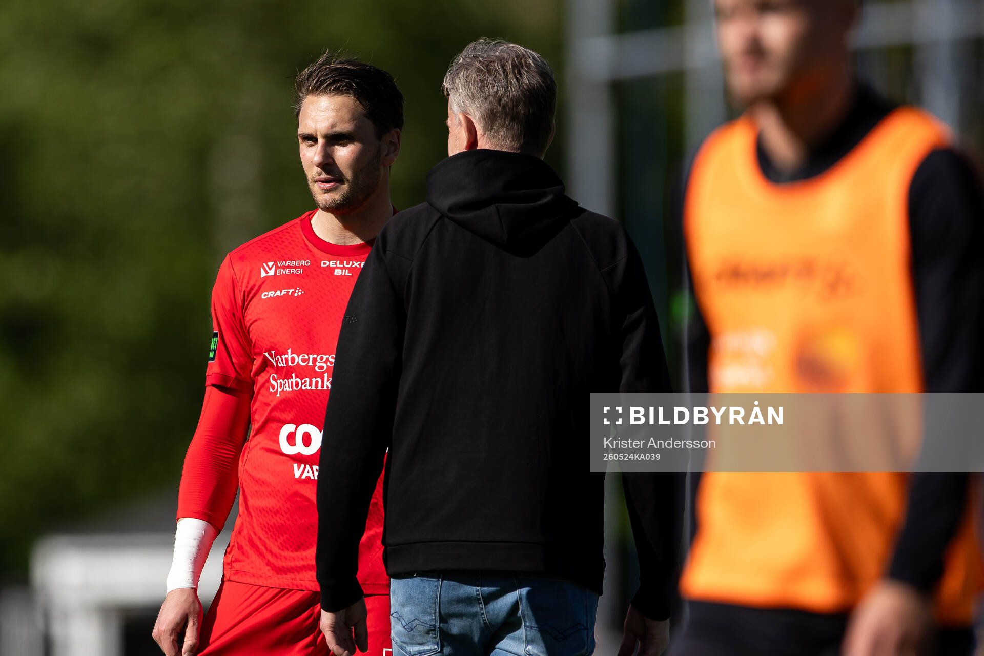 Varbergs målvakt Oscar Ekman