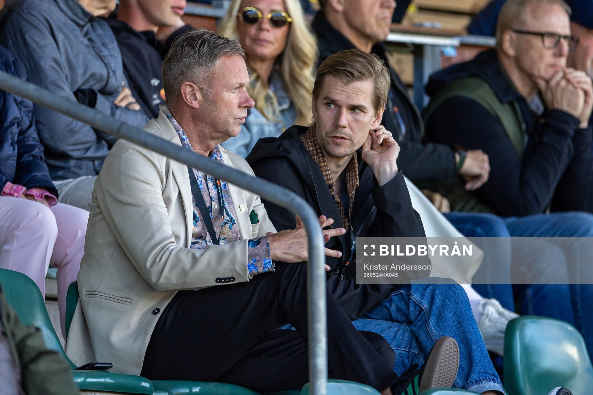 Varbergs klubbchef Mats Janson och sportchef Erik Lund