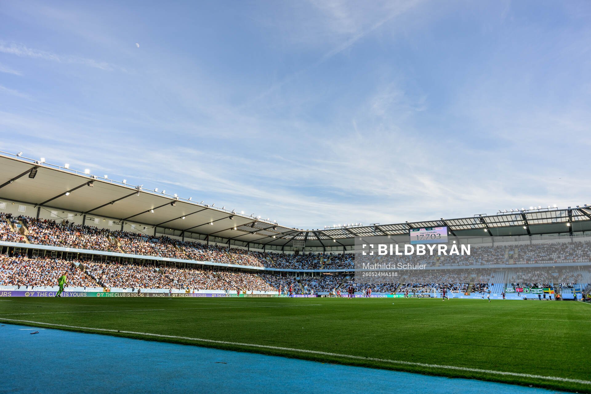 Eleda Stadion med publiksiffran 17703 visad på