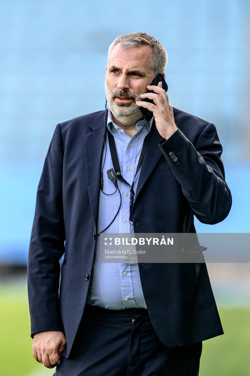 Malmö FFs evenemangsansvarig Pierre Nordberg