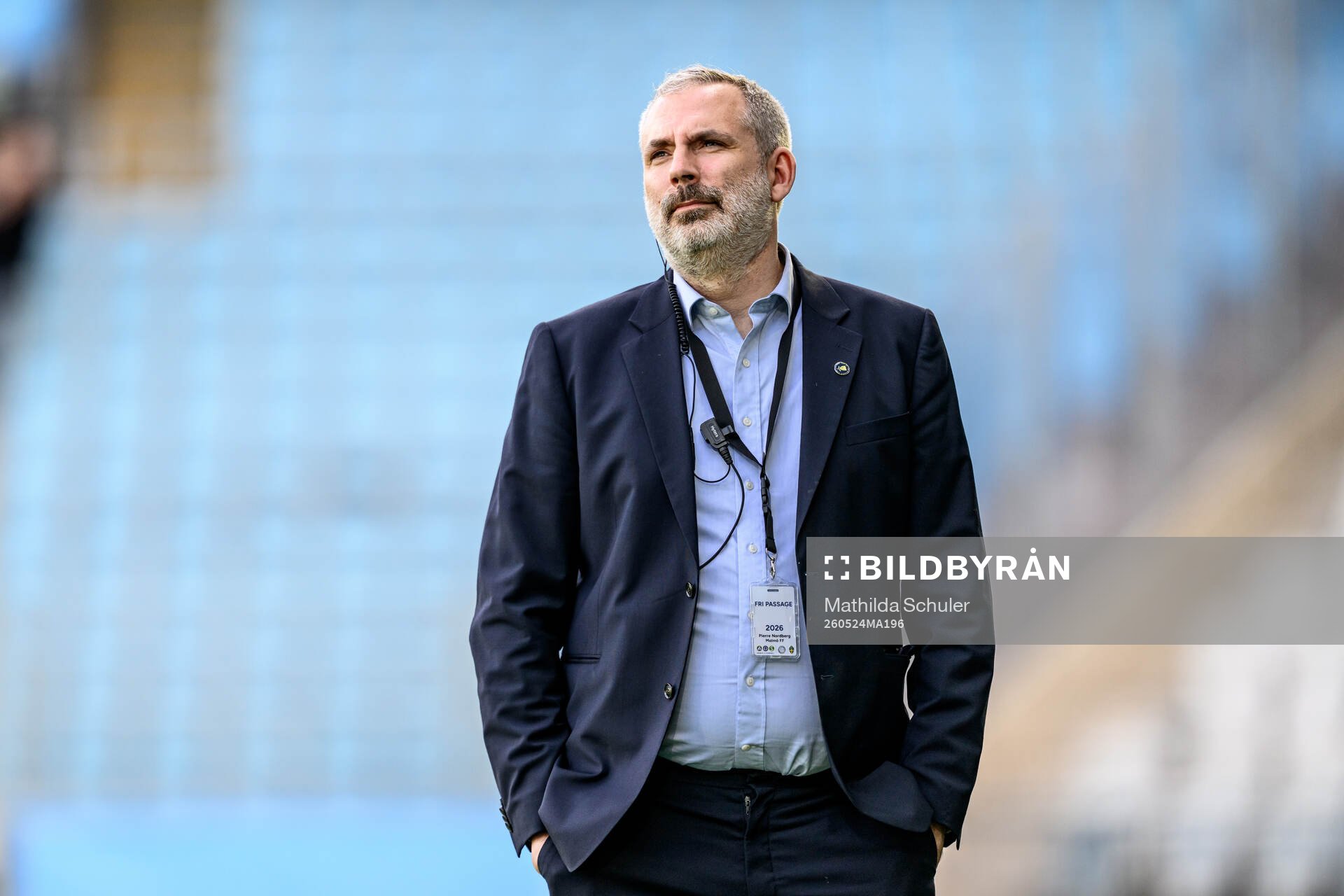 Malmö FFs evenemangsansvarig Pierre Nordberg