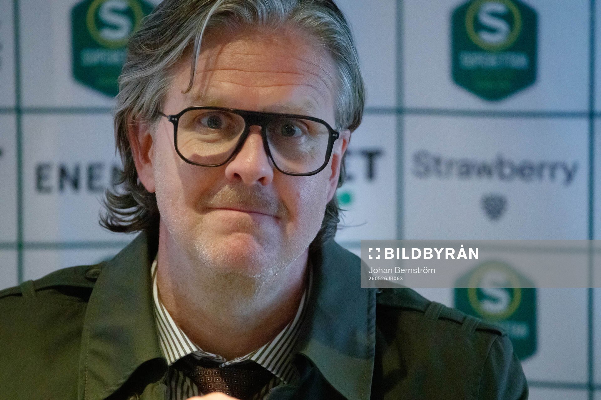 Örebros tränare Rikard Norling på presskonferensen
