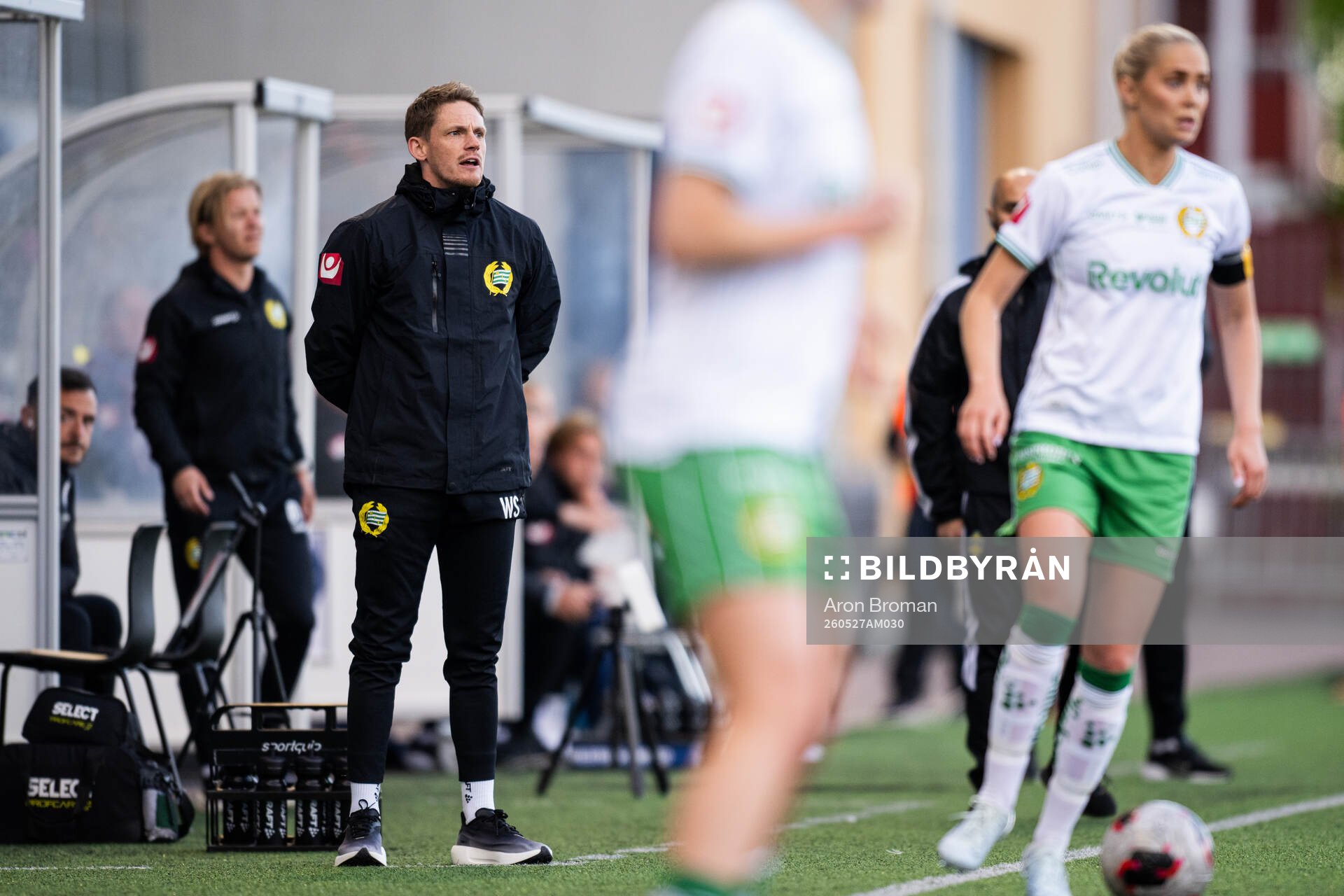 Hammarbys tränare William Strömberg