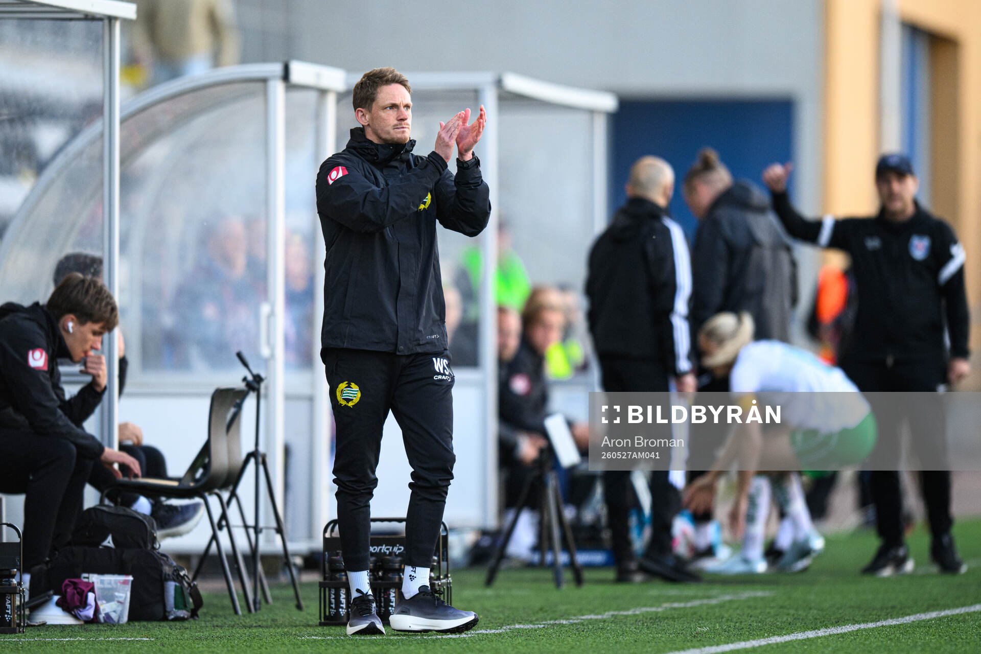 Hammarbys tränare William Strömberg