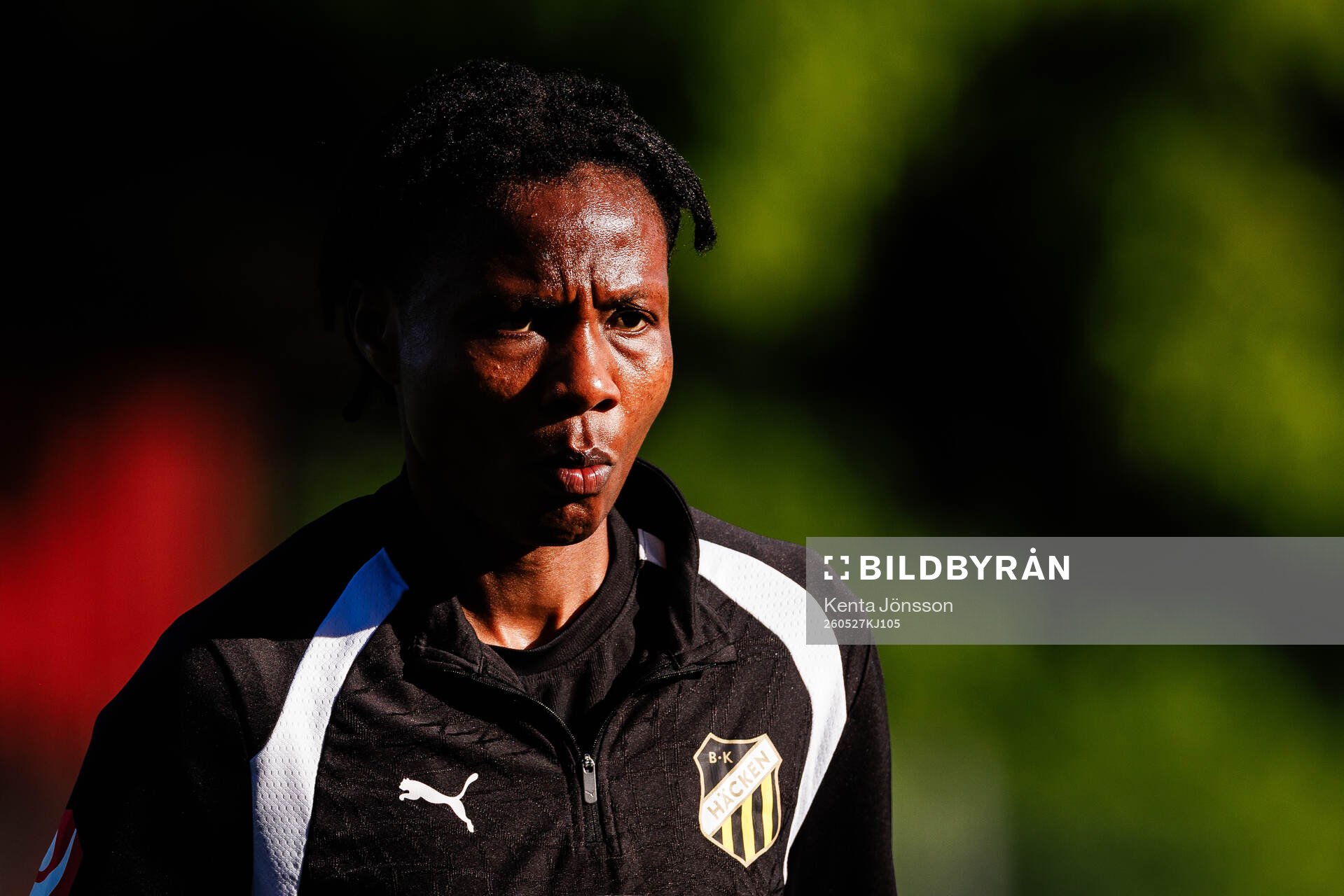 Häckens Halimatu Ibrahim Ayinde fotbollsmatchen i