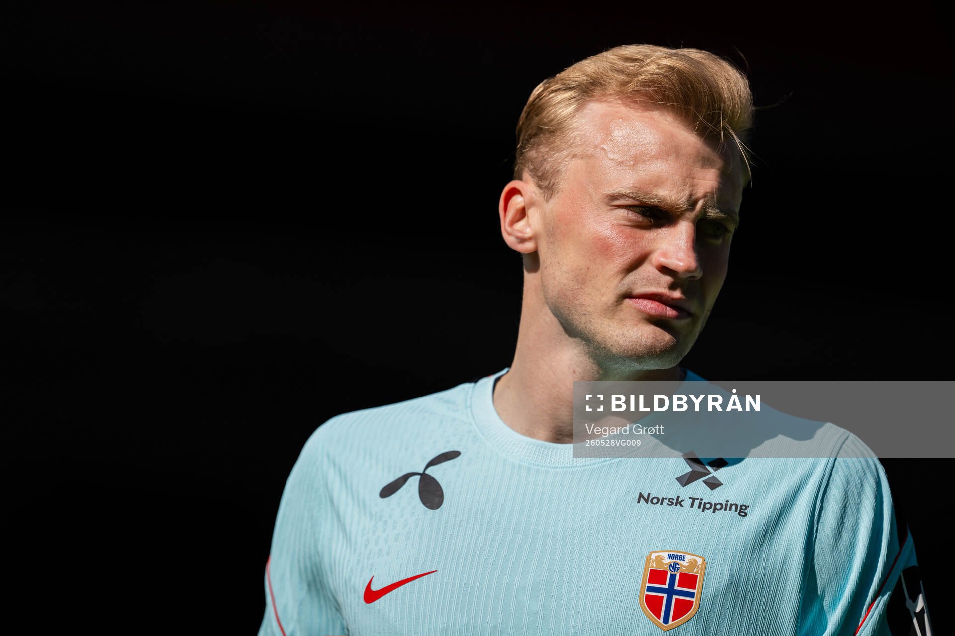 Sondre Langås of the Norwegian national football team