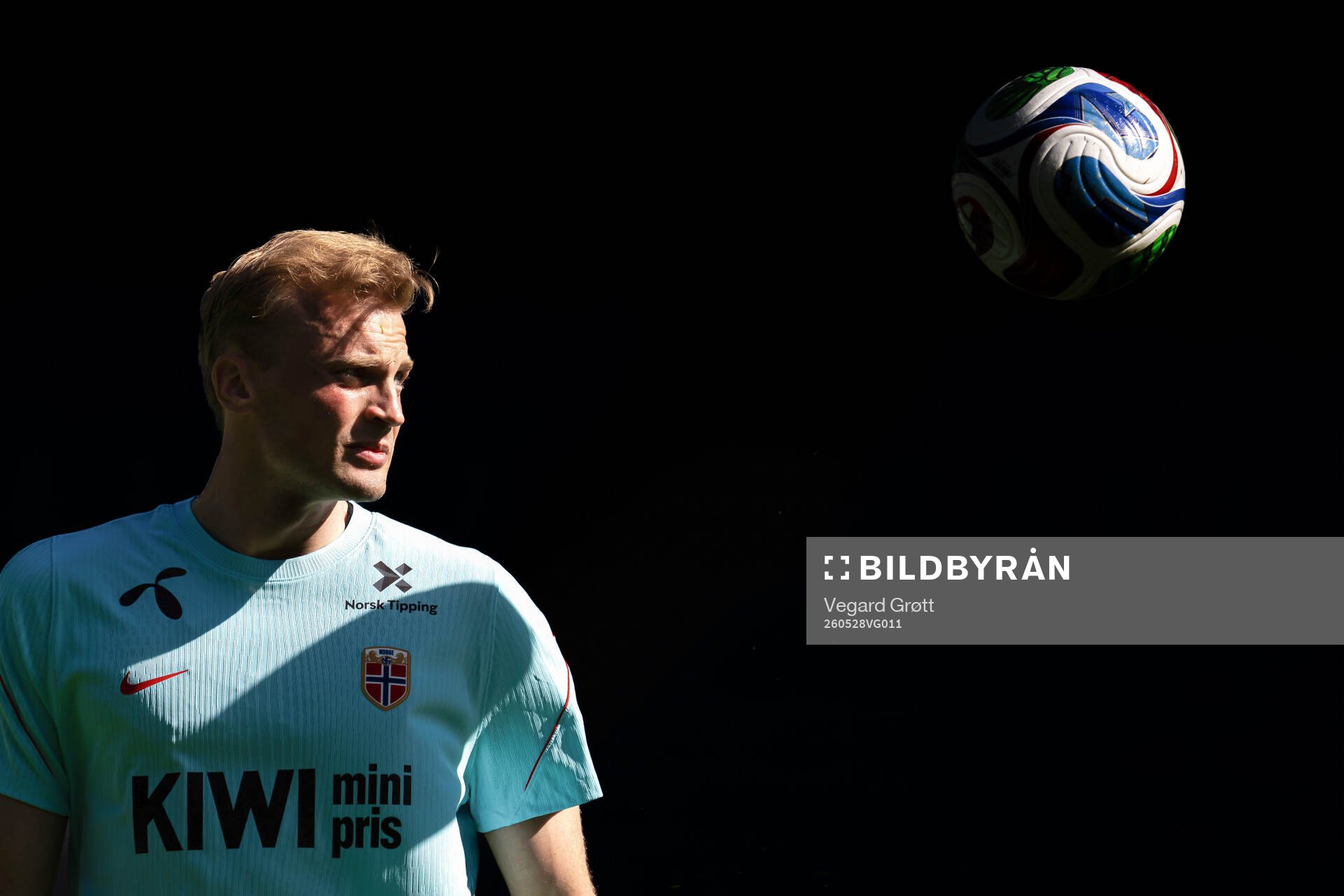 Sondre Langås of the Norwegian national football team