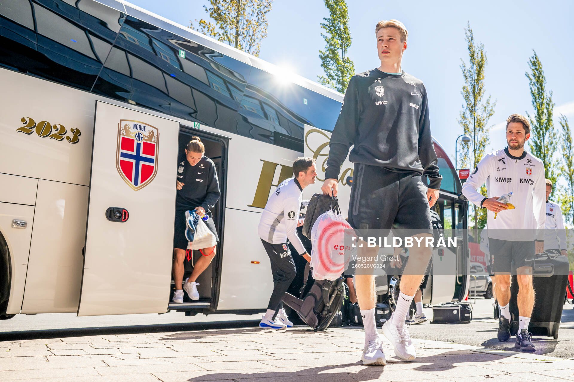 Goalkeeper Sander Tangvik of the Norwegian national