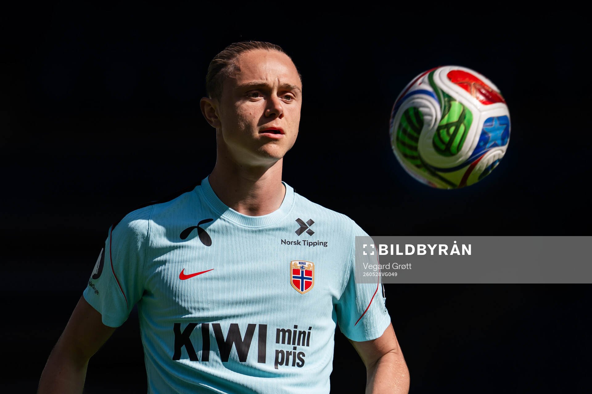 Thelo Aasgaard of the Norwegian national football team