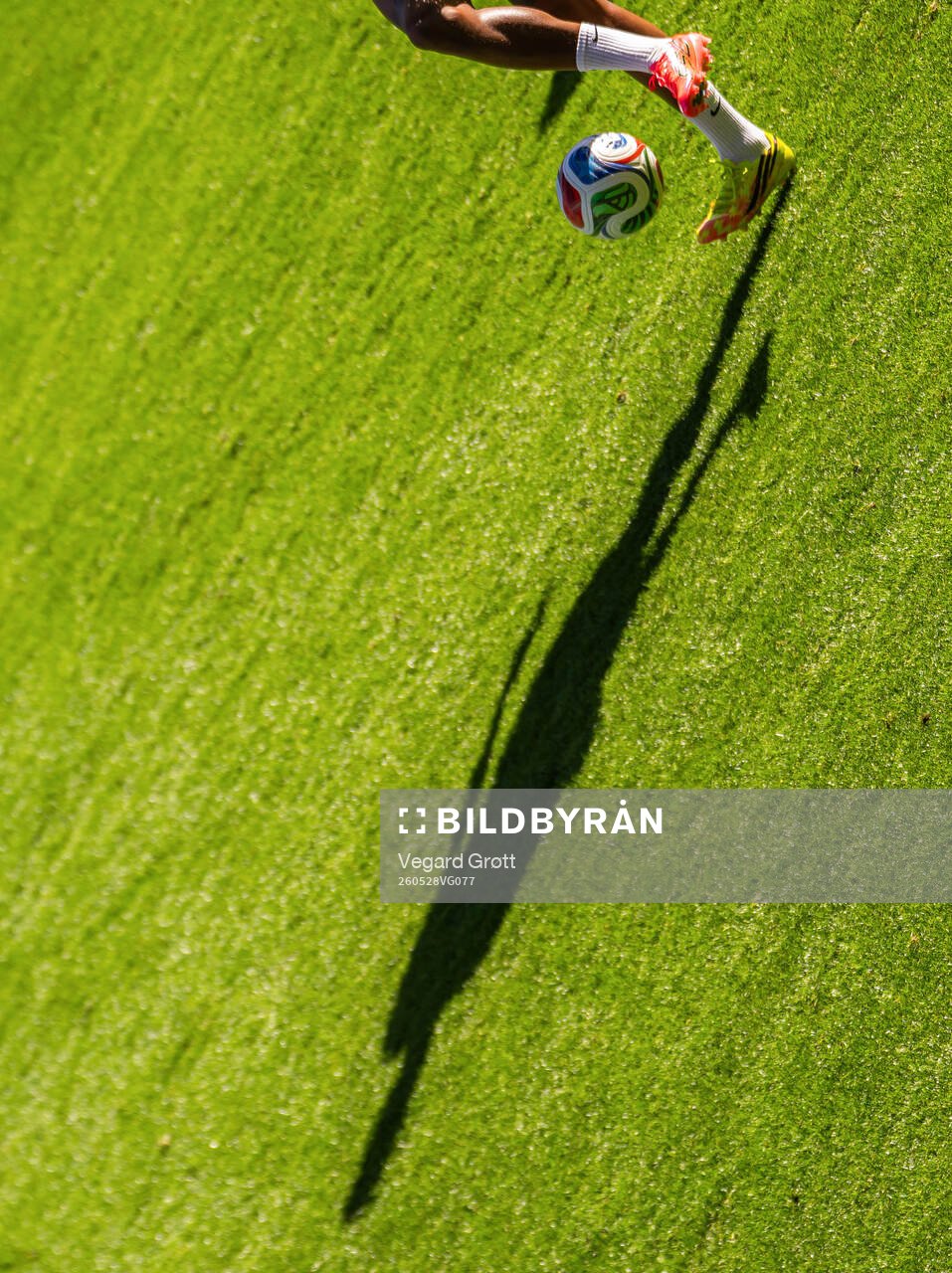 Antonio Nusa of the Norwegian national football team