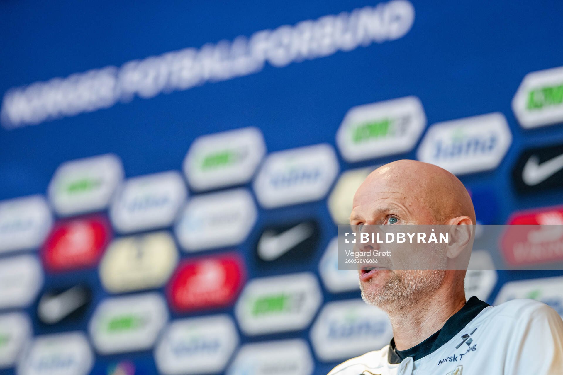 Ståle Solbakken, head coach of the Norwegian national