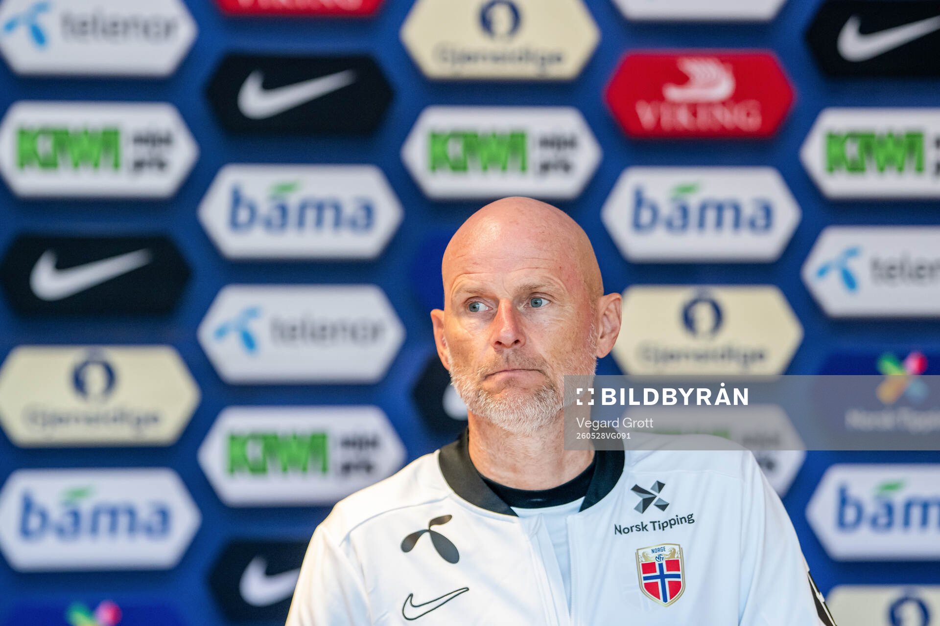 Ståle Solbakken, head coach of the Norwegian national