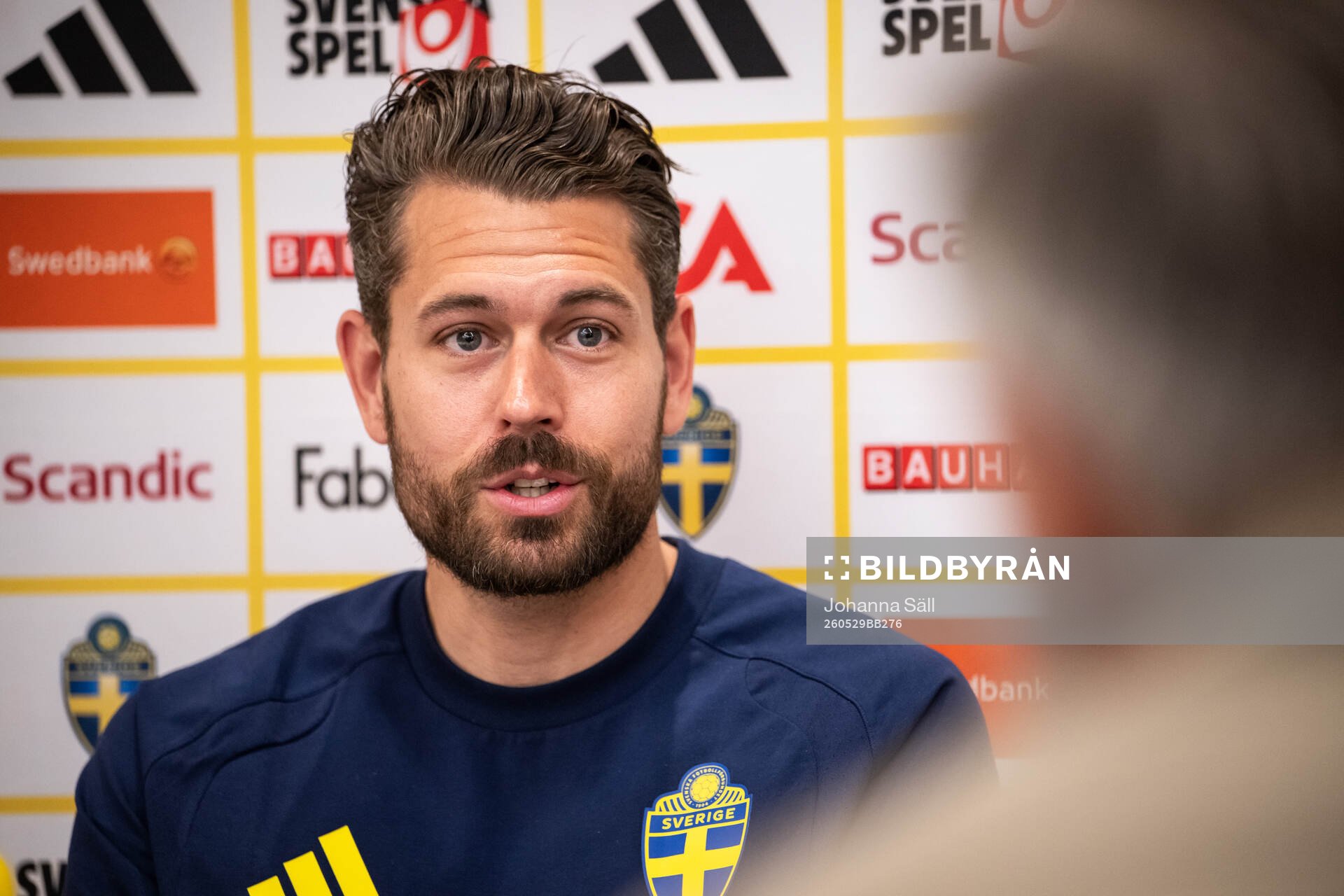 goalkeeper Kristoffer Nordfeldt of the Swedish national
