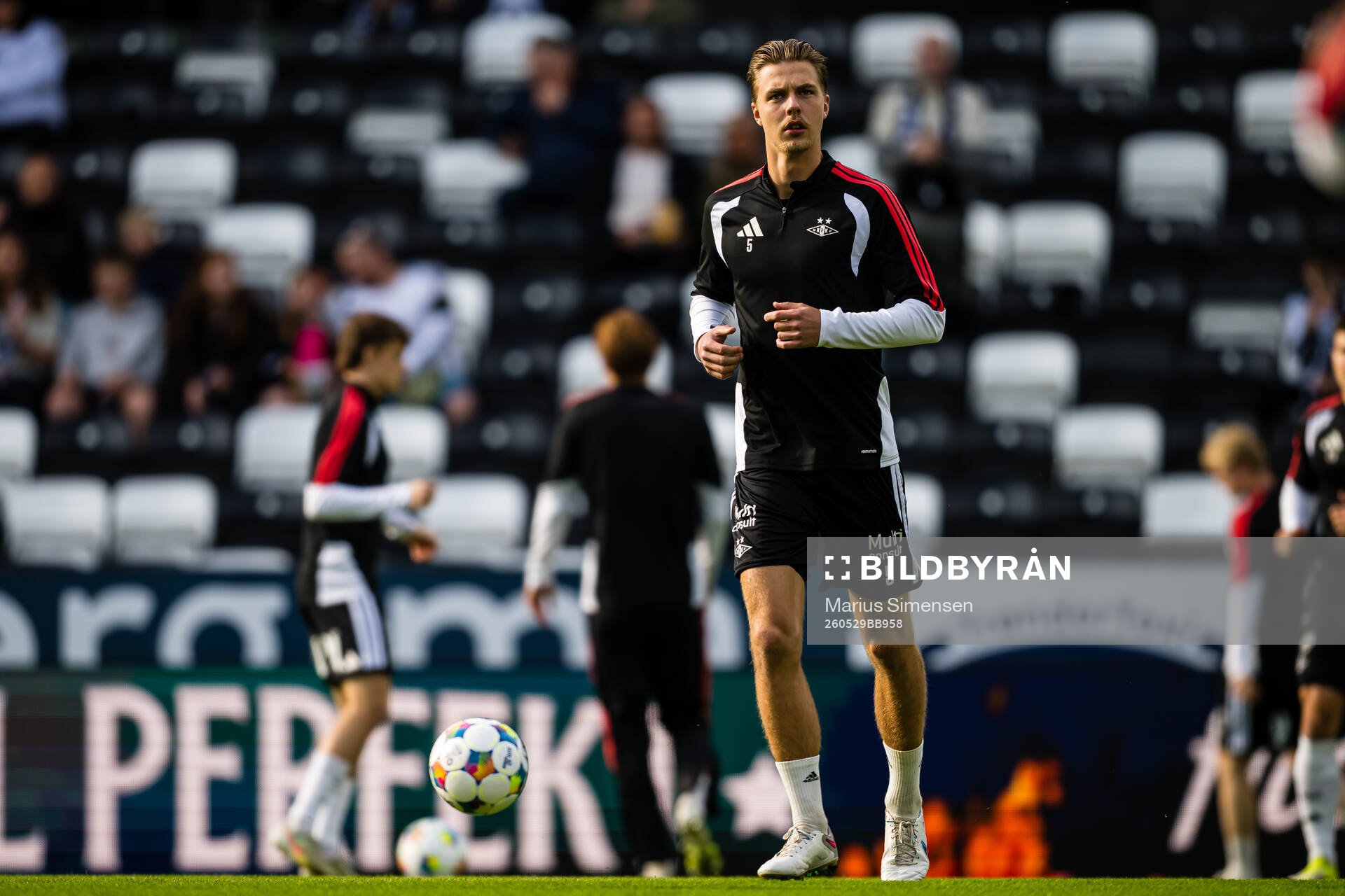 Håkon Volden of Rosenborg warms up