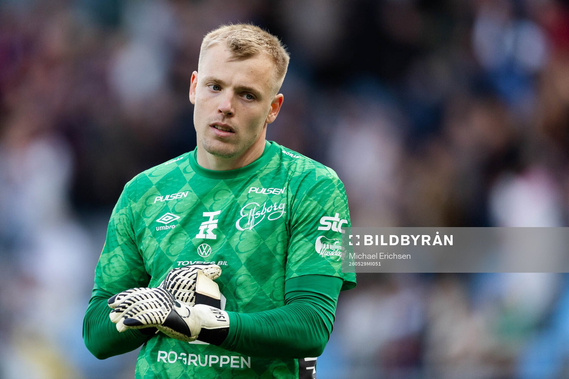 Elfsborgs målvakt Isak Pettersson deppar