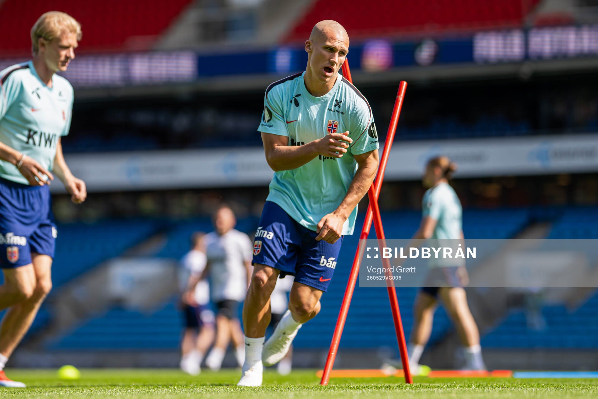 Leo Østigård of the Norwegian national football team
