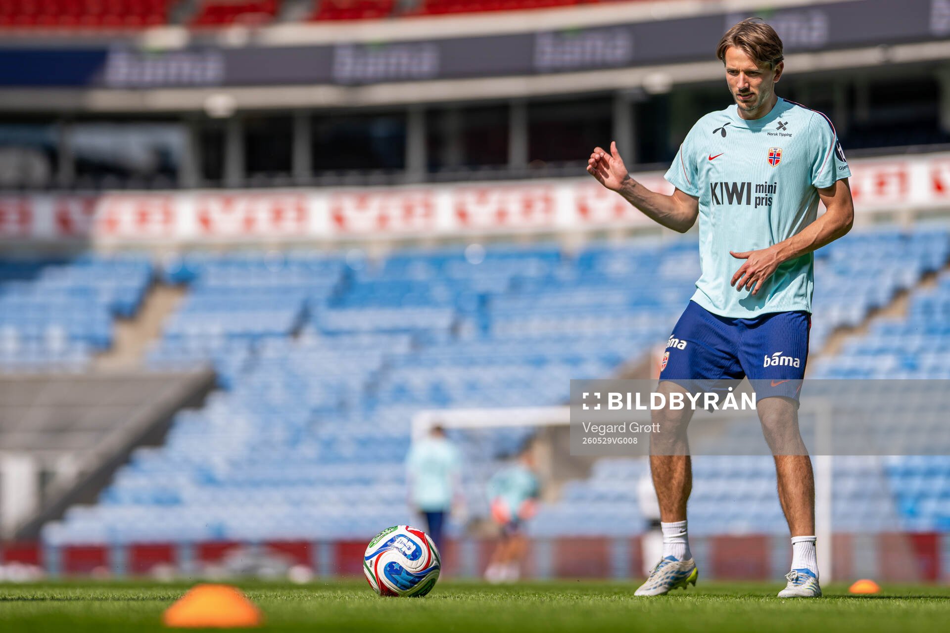 Sander Berge of the Norwegian national football team