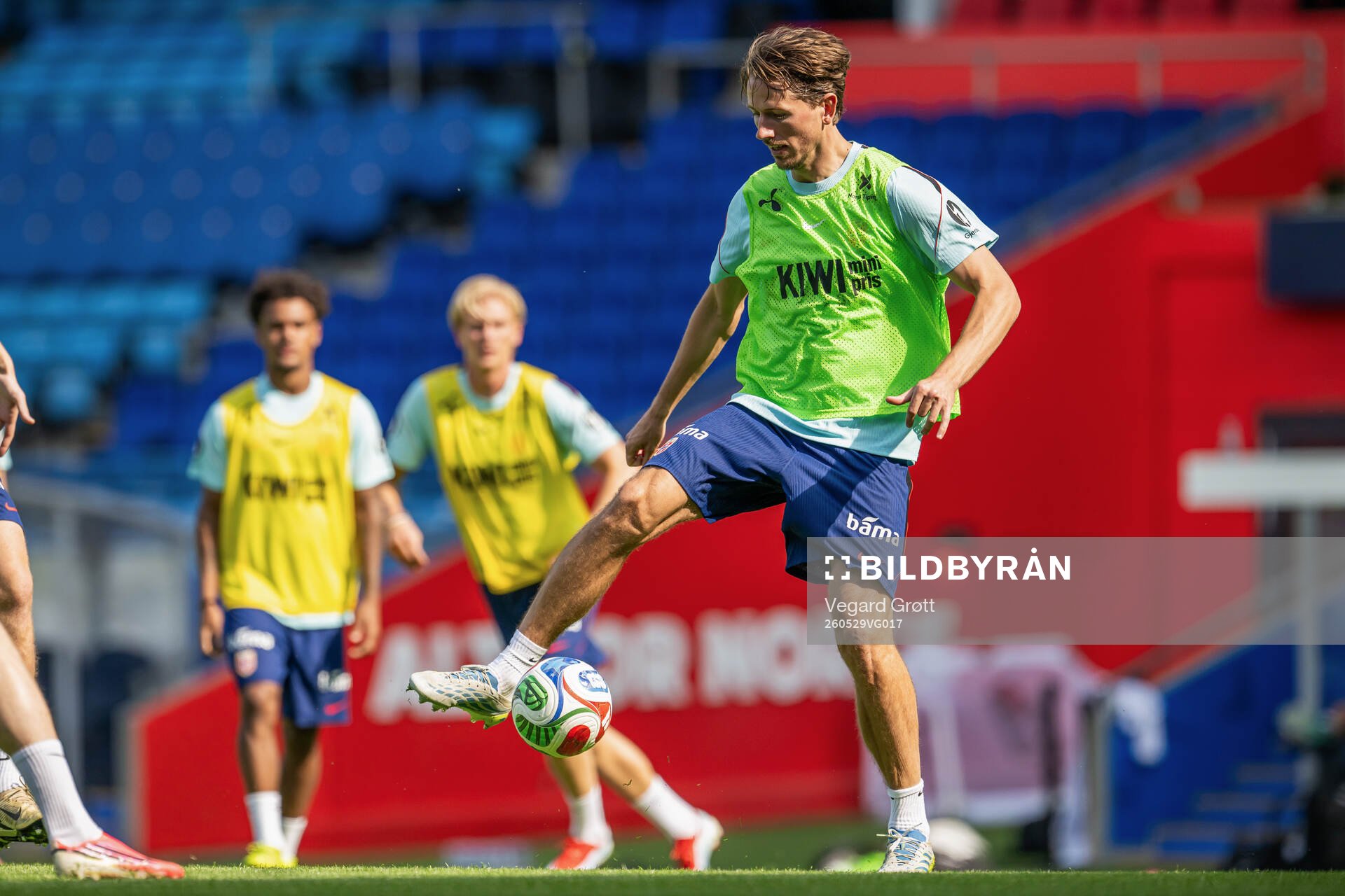 Sander Berge of the Norwegian national football team
