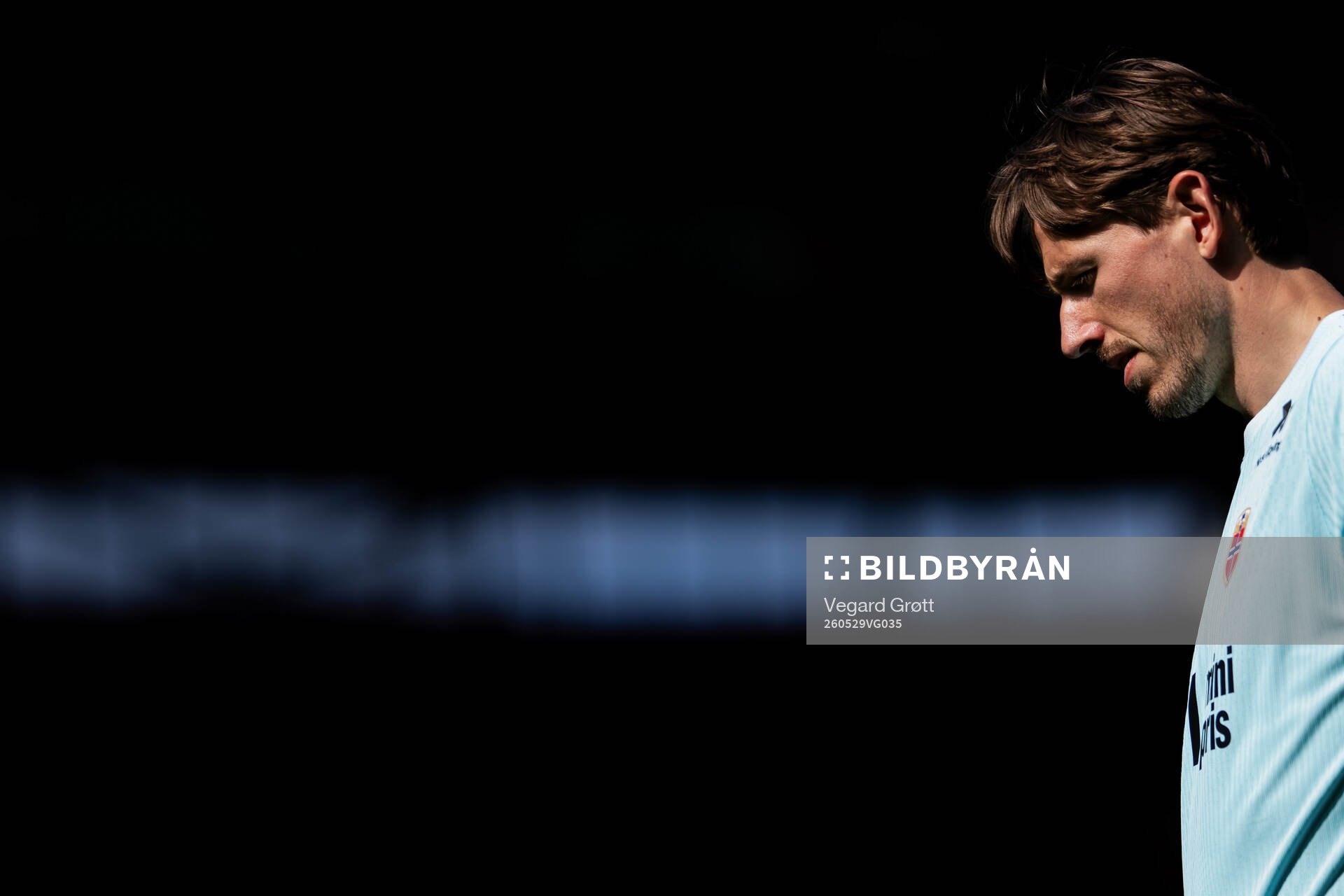 Sander Berge of the Norwegian national football team