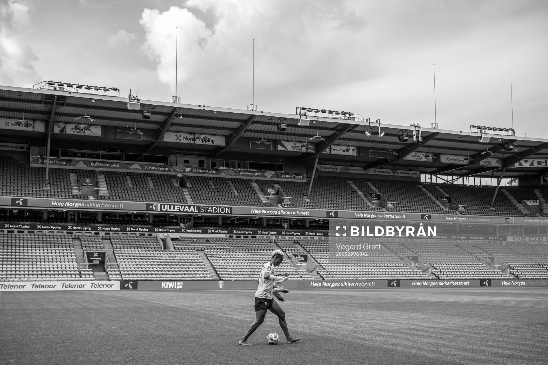 Antonio Nusa of the Norwegian national football team