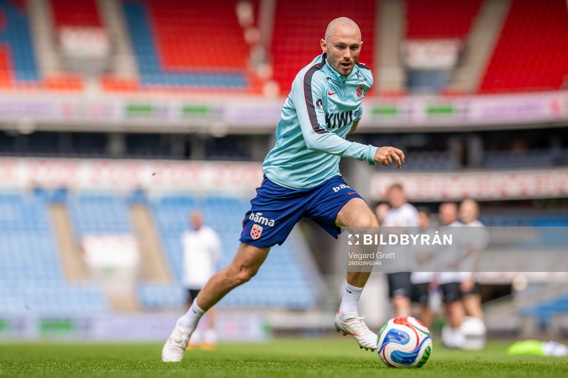 Fredrik Aursnes of the Norwegian national football team