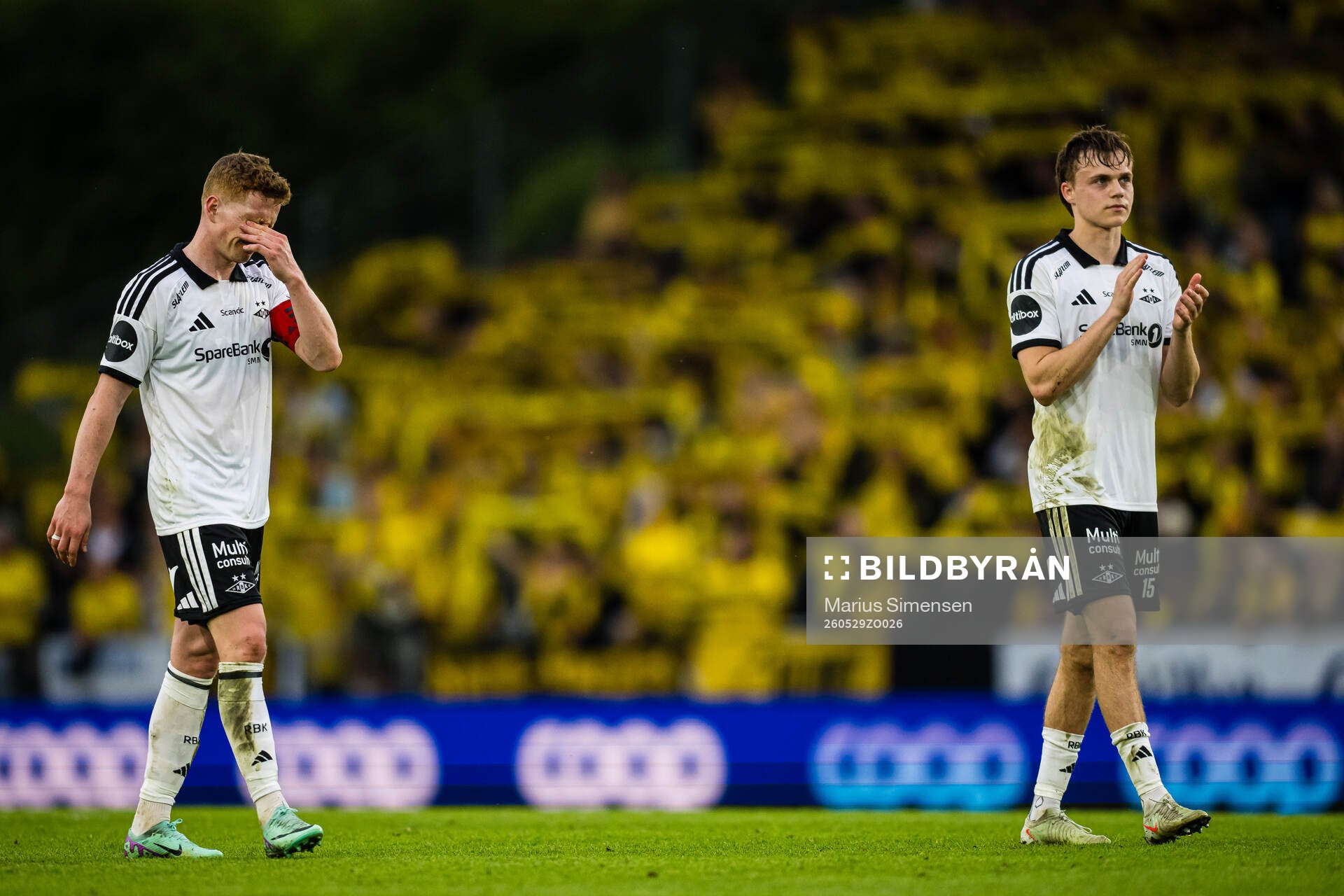 Aslak Fonn Witry and Jonas Søgaard Mortensen of Rosenborg