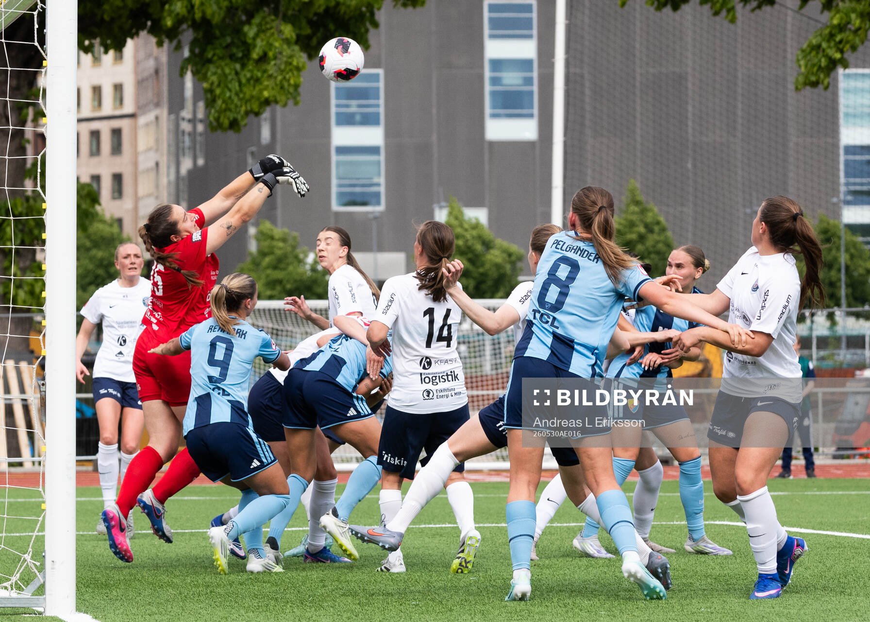Eskilstuna United DFFs målvakt Monica Elisabeth Wilhelm