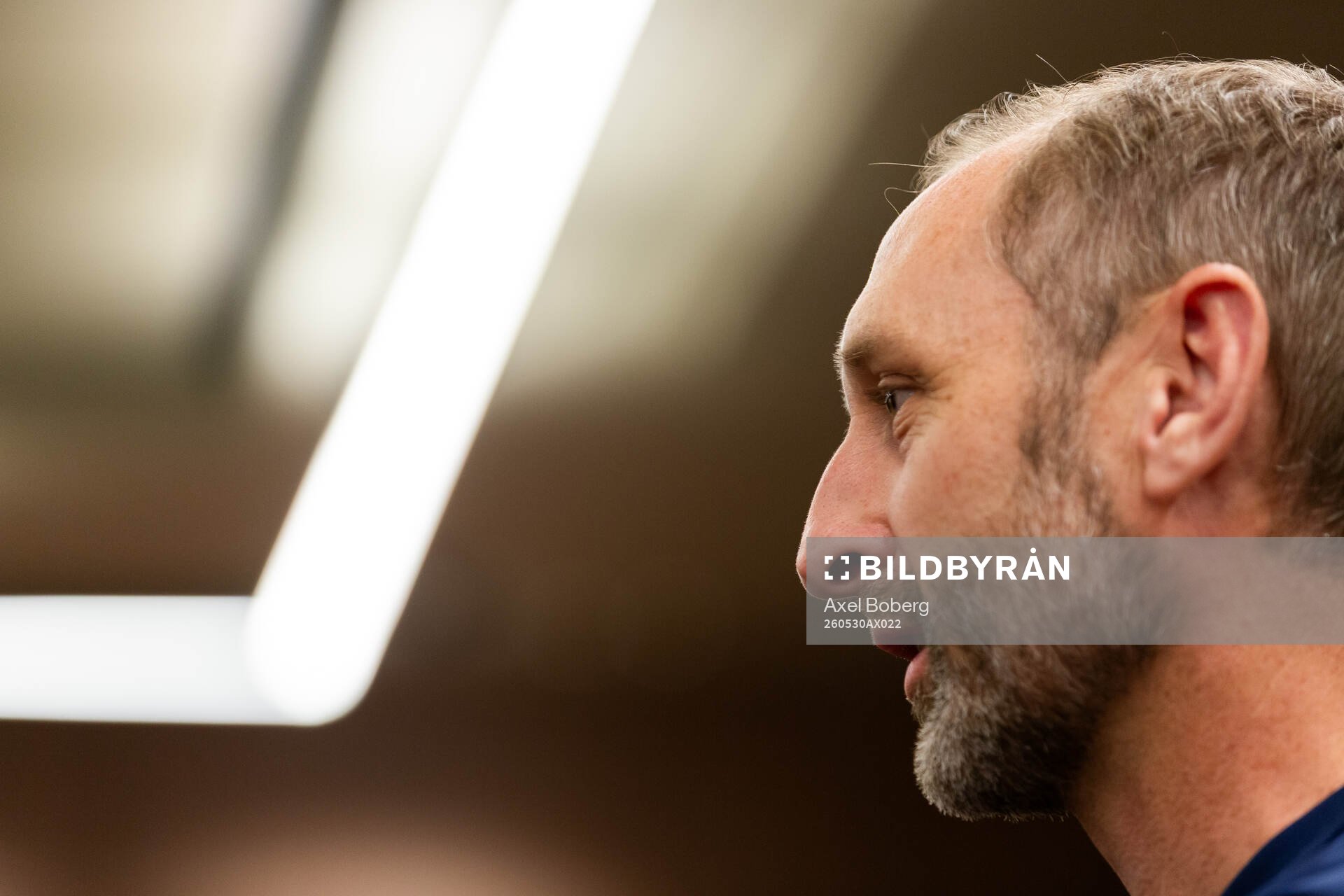 Assistant coach Andreas Georgson of the Swedish national