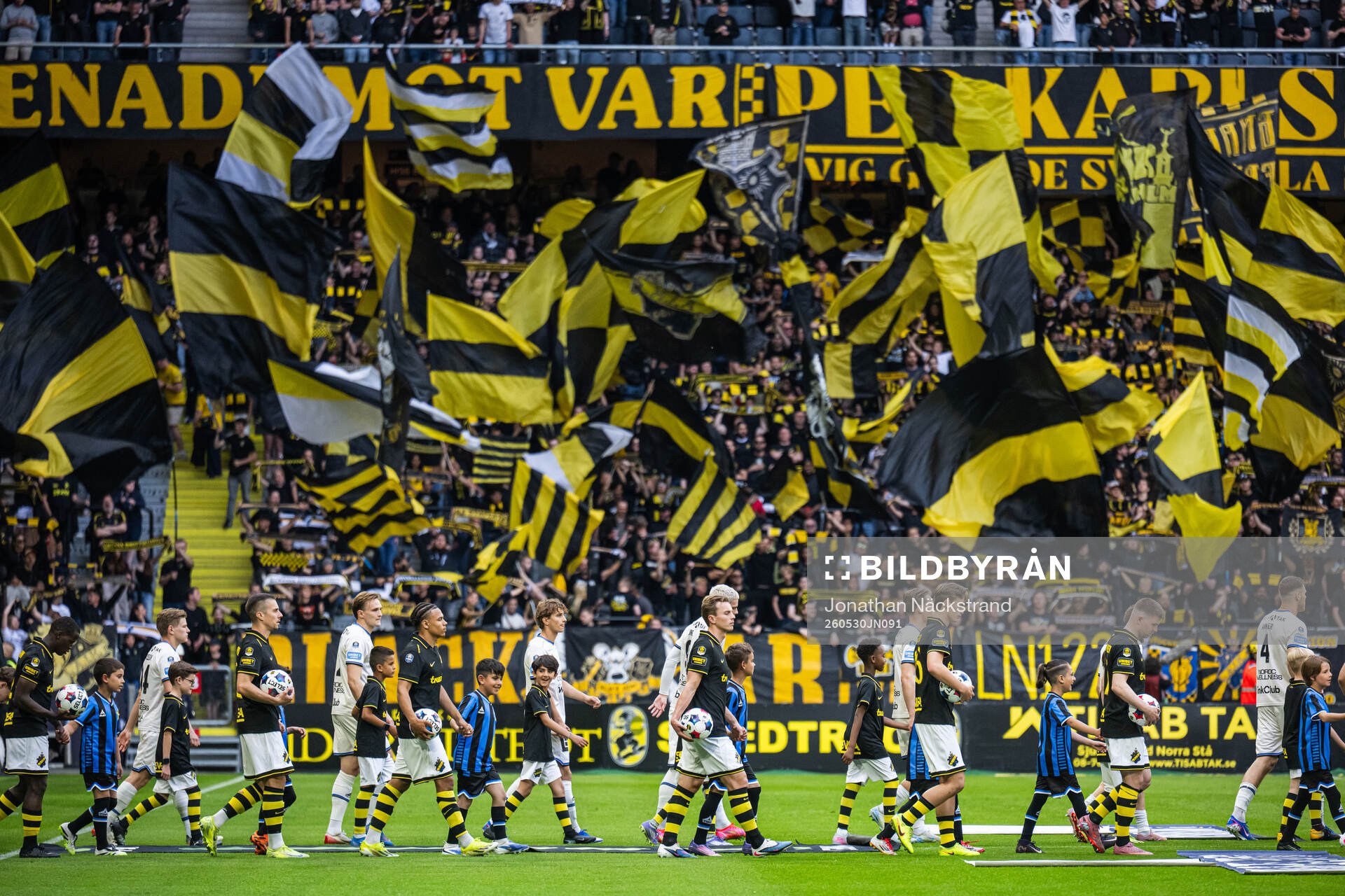 under fotbollsmatchen i Allsvenskan mellan AIK och Sirius