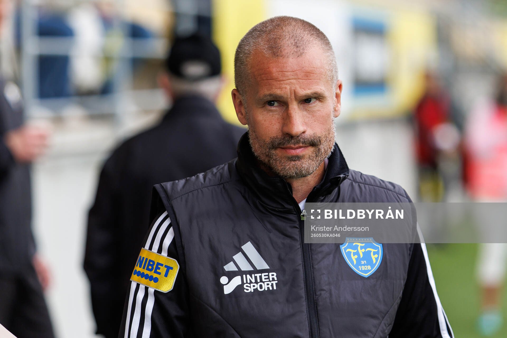 Falkenbergs tränare Christoffer Andersson