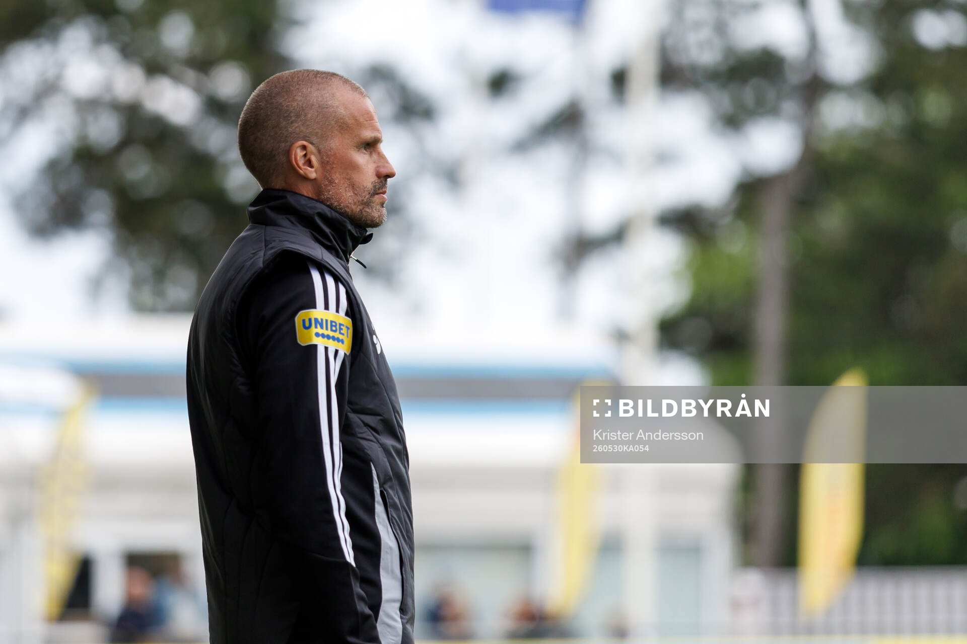 Falkenbergs tränare Christoffer Andersson