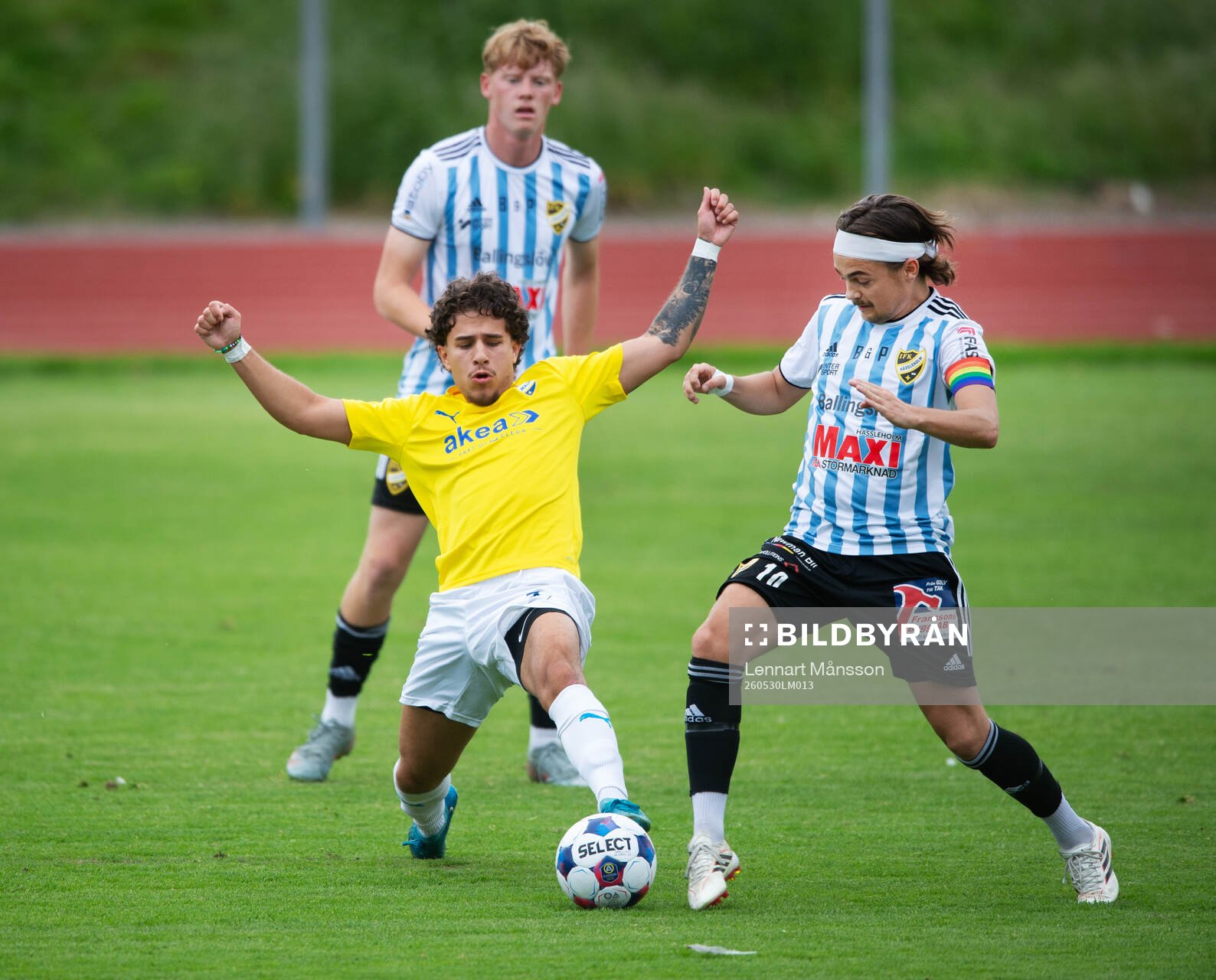 IFK Malmös Robin Ottosson och IFK Hässleholms Gustaf