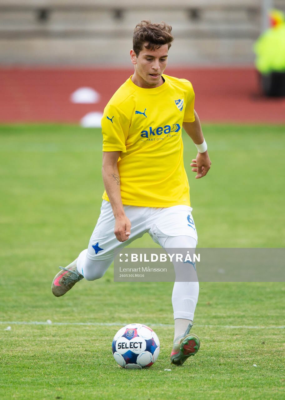 IFK Malmös Endrit Husaj  i matchen i division 3 mellan IFK